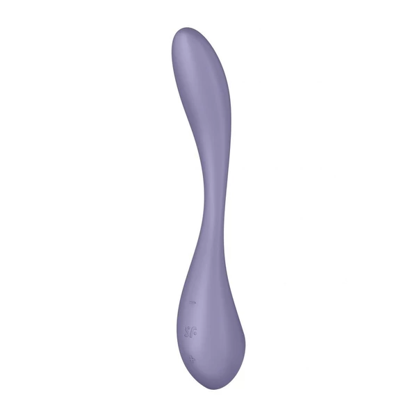 Satisfyer G Spot Flex 5+ Lilac - Wibrator do punktu G elastyczny, sterowany aplikacją, Fioletowy