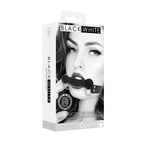 Ouch! Adjustable Bonded Leather Straps bone - Knebel z kością
