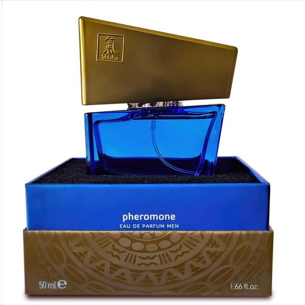 Hot Shiatsu Pheromon Fragrance Man Darkblue 50 Ml - Perfumy z feromonami męskie
