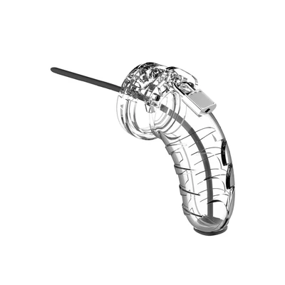 ManCage Model 16 Chastity 4.5' Cock Cage Transparent - Pas cnoty
