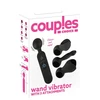 Couples Choice Couples Choice Wand Vibrator - Wibrator wand z dodatkowymi końcówkami