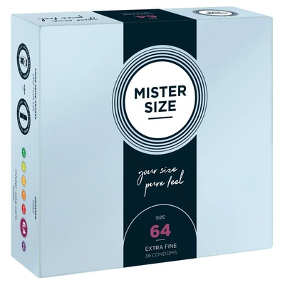 Mister Size 64Mm Pack Of 36 - Prezerwatywy