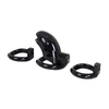Malesation Chastity Cage Black - Pas cnoty, Czarny