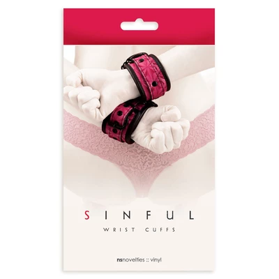 NS Novelties Wrist Cuffs Pink - Kajdanki