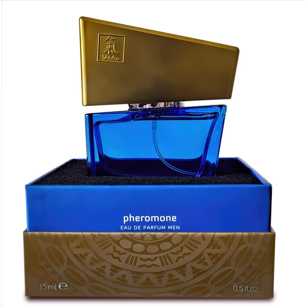 Hot Shiatsu Pheromon Fragrance Man Darkblue 15 Ml - Perfumy z feromonami męskie