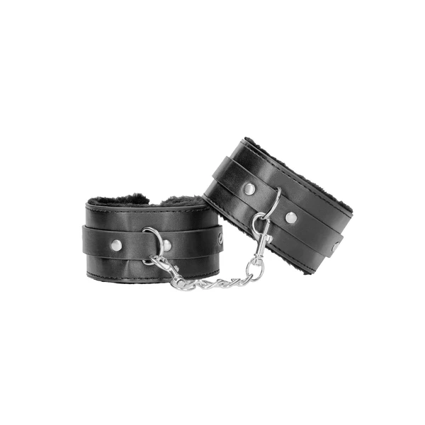 Ouch! Ankle Cuffs With Adjustable Straps - Kajdanki na kostki