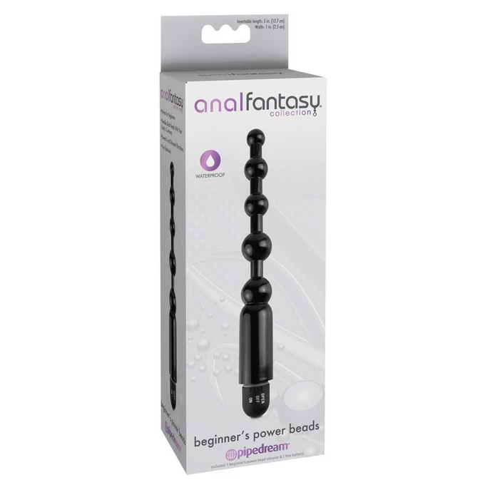 Pipedream Afc Beginner'S Power Beads - Wibrujące koraliki analne