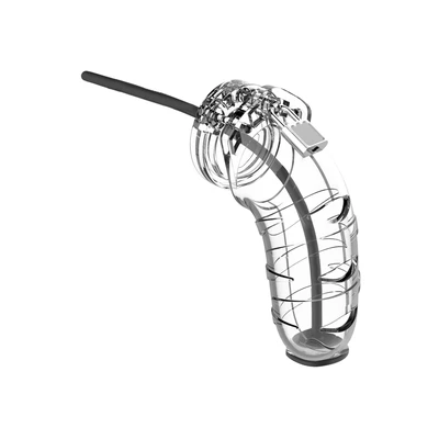 ManCage Model 17 Chastity 5.5' Cock Cage Transparent - Pas cnoty