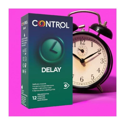 Control Delay 12'S - Prezerwatywy ze środkiem opóźniającym