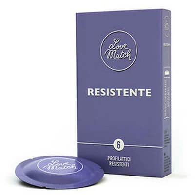 Love Match Resistante 6 Pcs Pack - Prezerwatywy wzmocnione