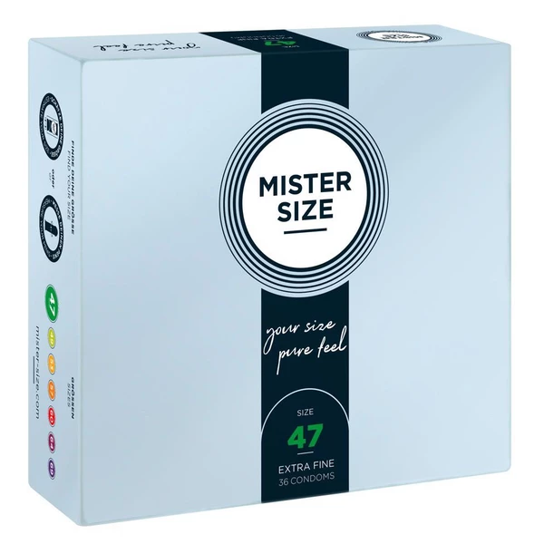 Mister Size 47Mm Pack Of 36 - Prezerwatywy