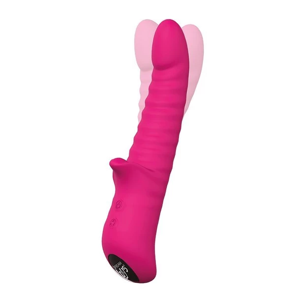 Dream Toys Vibes Of Love Honey Bear Magenta - Wibrator króliczek z rotacją