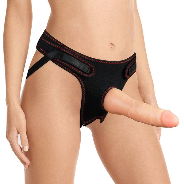 Lovetoy Easy Strapon Set 7.5' - Uprząż strap on z dildo