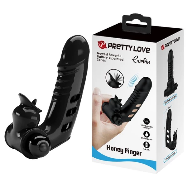 Pretty Love Corbin Honey Finger 10 Vibration Functions - Wibrator na palec