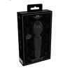 Royal Gems Brilliant Rechargeable Silicone Bullet Black - Wibrator wand, Czarny