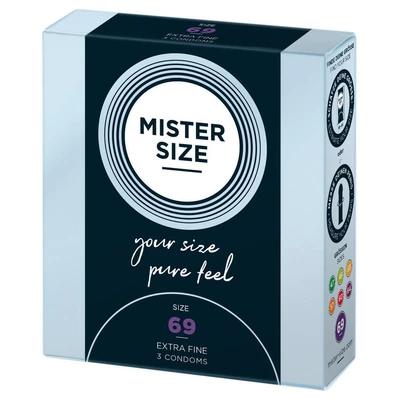 Mister Size 69Mm Pack Of 3 - Prezerwatywy