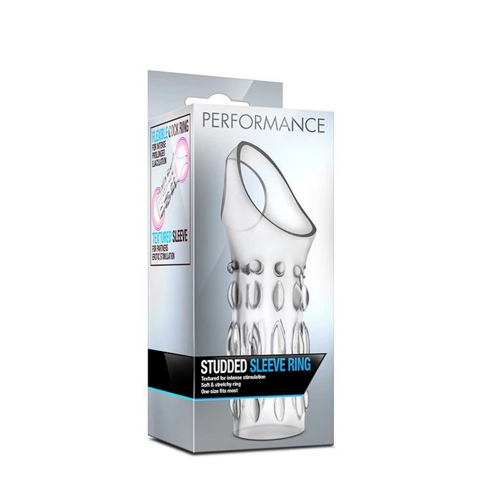 Performance Sleeve Ring Clear - Nakładka na penisa