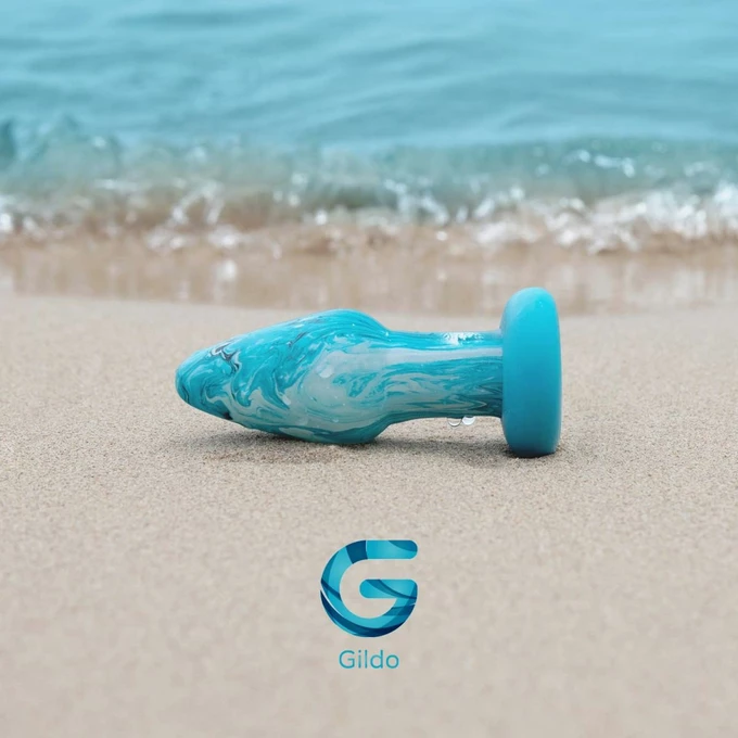 Gildo Ocean Curl - Korek analny szklany