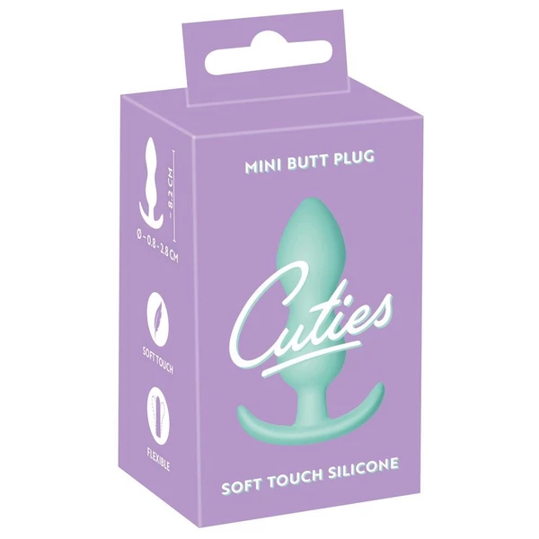 Cuties Plugs Green - Korek analny, Zielony