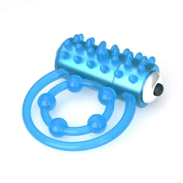 Lovetoy Lumino Play Vibrating Penis Ring dual - Wibrujący pierścień erekcyjny świecący w ciemności