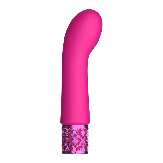 Royal Gems Bijou Rechargeable Silicone Bullet Pink - Miniwibrator, Różowy