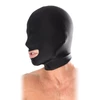 Pipedream Spandex Open Mouth Hood Black - Maska BDSM