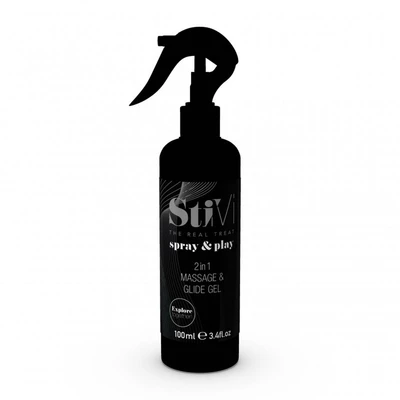 Hot Stivi Spray&amp;Play Massage &amp;Glide Gel 2In1 100Ml - Olejek do masażu