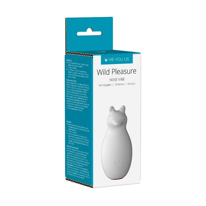 Me You Us Wild Pleasure Nose Vibrator White - Wibrator łechtaczkowy