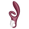 Satisfyer Touch Me Red - Wibrator króliczek elastyczny, Czerwony