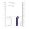 Royal Gems Bijou Rechargeable Silicone Bullet Purple - Miniwibrator, Fioletowy
