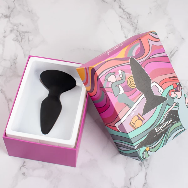 Magic Motion Equinox App Controlled Silicone Butt Plug - Wibrujący korek analny z przyssawką aplikacja na smartfona