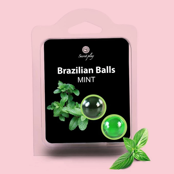 Secret Play Set 2 Brazilian Balls Mint - Brazylijskie kulki do masażu