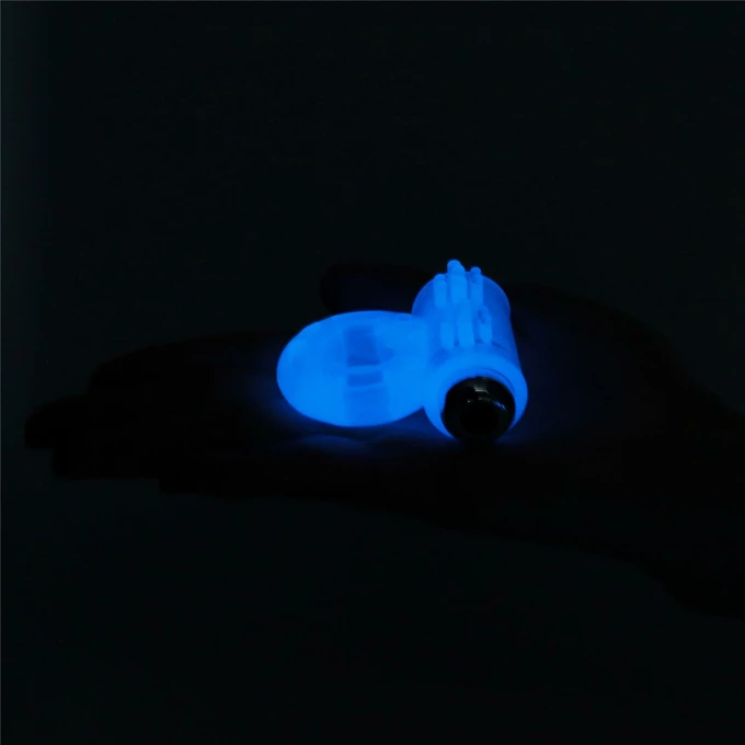 Lovetoy Lumino Play Vibrating Penis Ring - Wibrujący pierścień erekcyjny świecący w ciemności