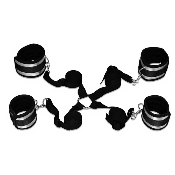 Lovetoy Struggle My Bed Restraints - Zestaw do krępowania
