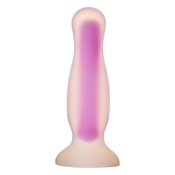 Radiant Glow In The Dark Plug Medium Purple - Korek analny świecący w ciemności, Fioletowy