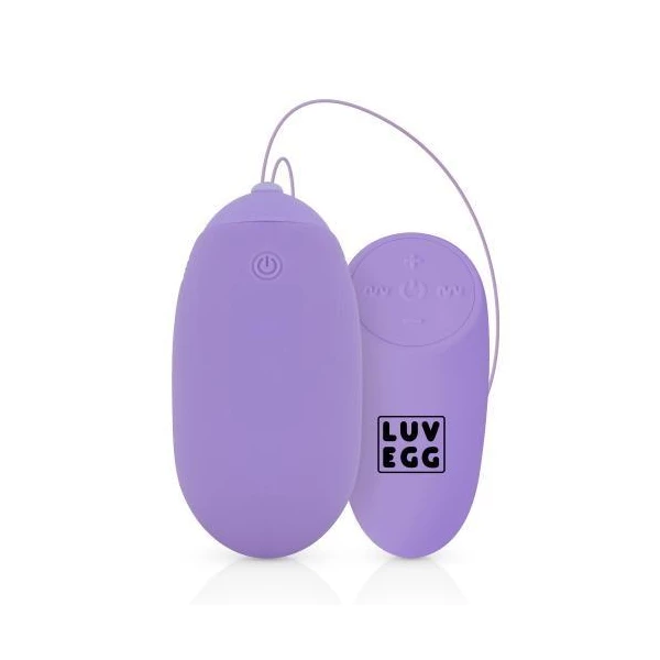 Luv Egg Luv Egg Xl Purple - Jajeczko wibrujące z pilotem