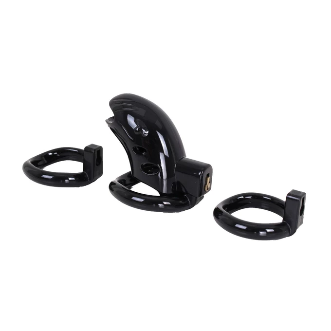 Malesation Chastity Cage Black - Pas cnoty, Czarny