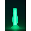 Radiant Glow In The Dark Plug Small Green - Korek analny świecący w ciemności, Zielony