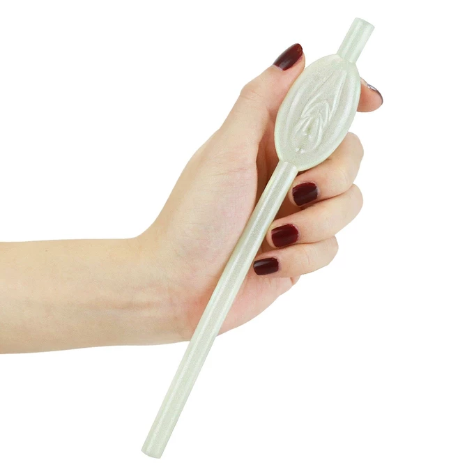 Lovetoy Glow In The Dark Pussy Straws – Pack Of 9 słomki