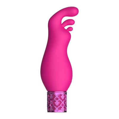 Royal Gems Exquisite Rechargeable Silicone Bullet Pink - Wibrator punktowy, Różowy