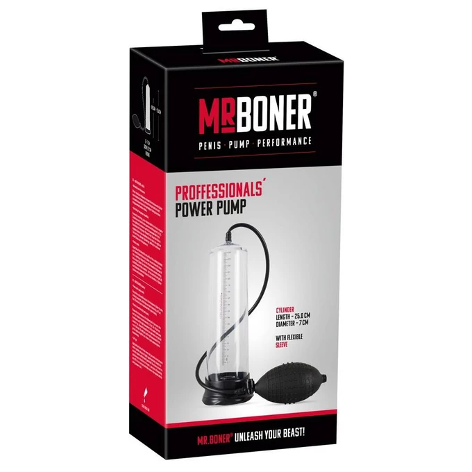 Mister Boner Mb Professionals Power Pump - Pompka do penisa