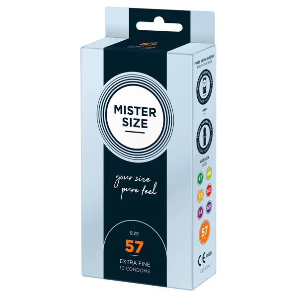 Mister Size 57Mm Pack Of 10 - Prezerwatywy