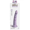 Dillio Slim Seven Purple 7 Inch - Dildo klasyczne na przyssawce, Fioletowy