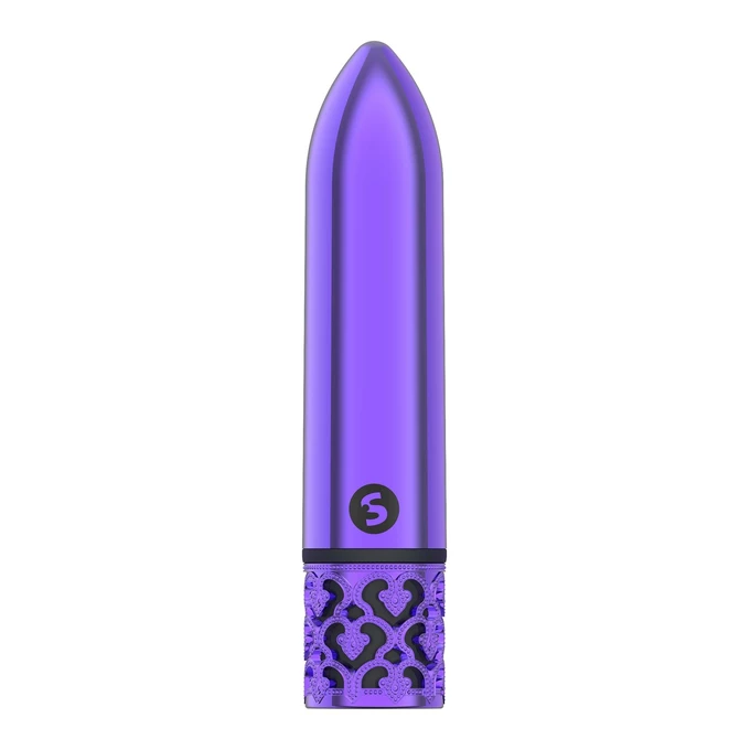 Royal Gems Glamour Rechargeable Abs Bullet Purple - Miniwibrator, Fioletowy