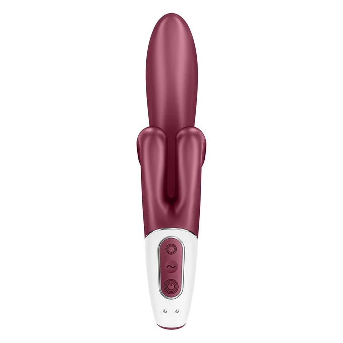 Satisfyer Touch Me Red - Wibrator króliczek elastyczny, Czerwony