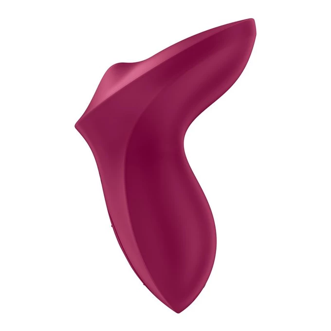 Satisfyer Exciterrr Berry - Wibrator typu Lay-On, z ruchomą kulką stymulującą łechtaczkę