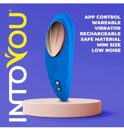 IntoYou Panty Vibrator - Wibrator łechtaczkowy do bielizny, Niebieski