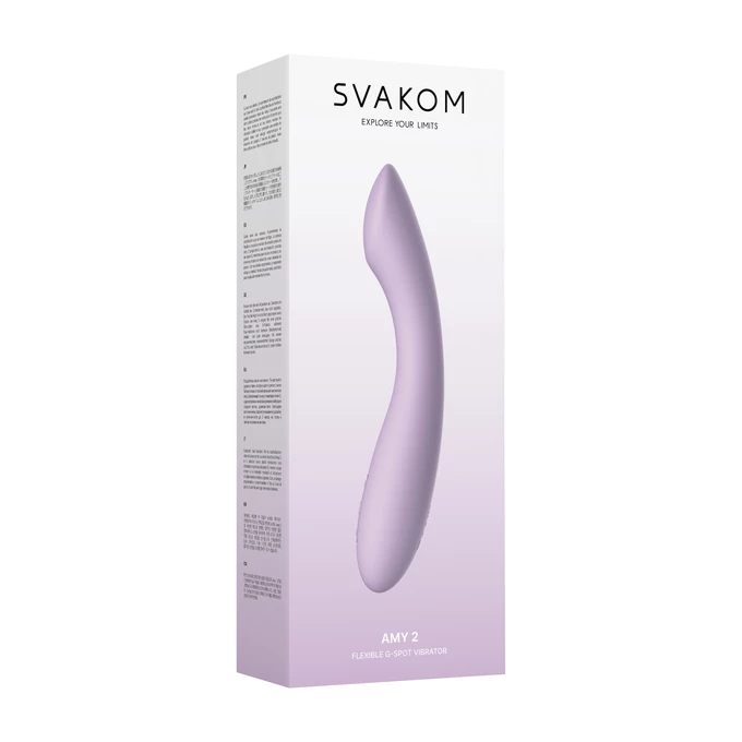 Svakom Amy 2 - Wibrator punktu G, liliowy