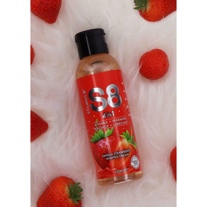 Stimul8 S8 4 In 1 Dessert Lube 125Ml Strawberry - Lubrykant truskawkowy