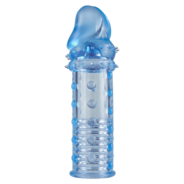 TOYJOY Power Stud Sleeve Blue - Nakładka na penisa, Niebieski